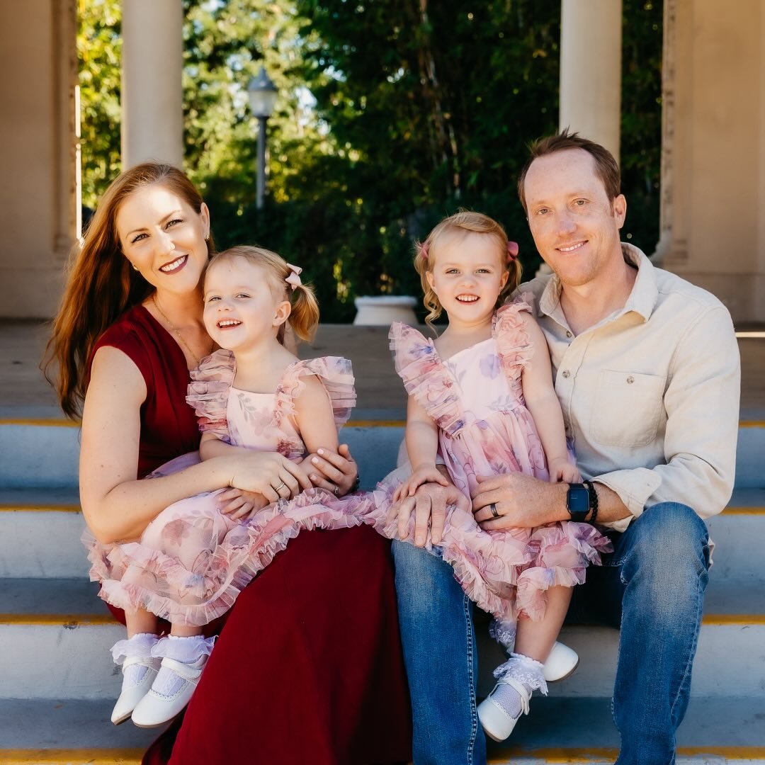 Jeff Thaxton with his family in San Diego